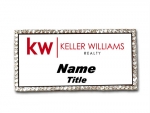 Keller Williams Real Estate Agents Bling  Name Badge